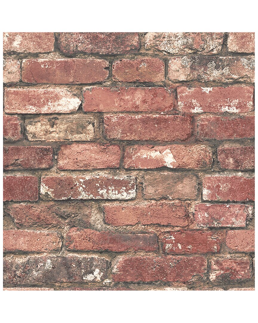 Brewster Loft Red Brick Wallpaper