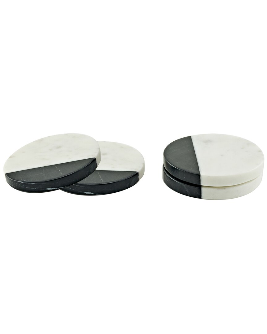 GODINGER GODINGER CRUM MARBLE COASTER SET