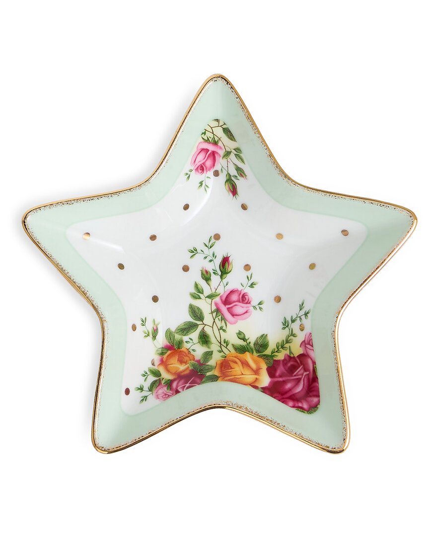 Royal Albert Old Country Roses Christmas Star Bowl In Multi