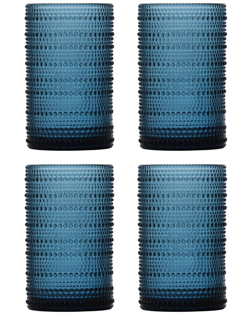 Fortessa Jupiter 4pc Beverage Glasses In Blue