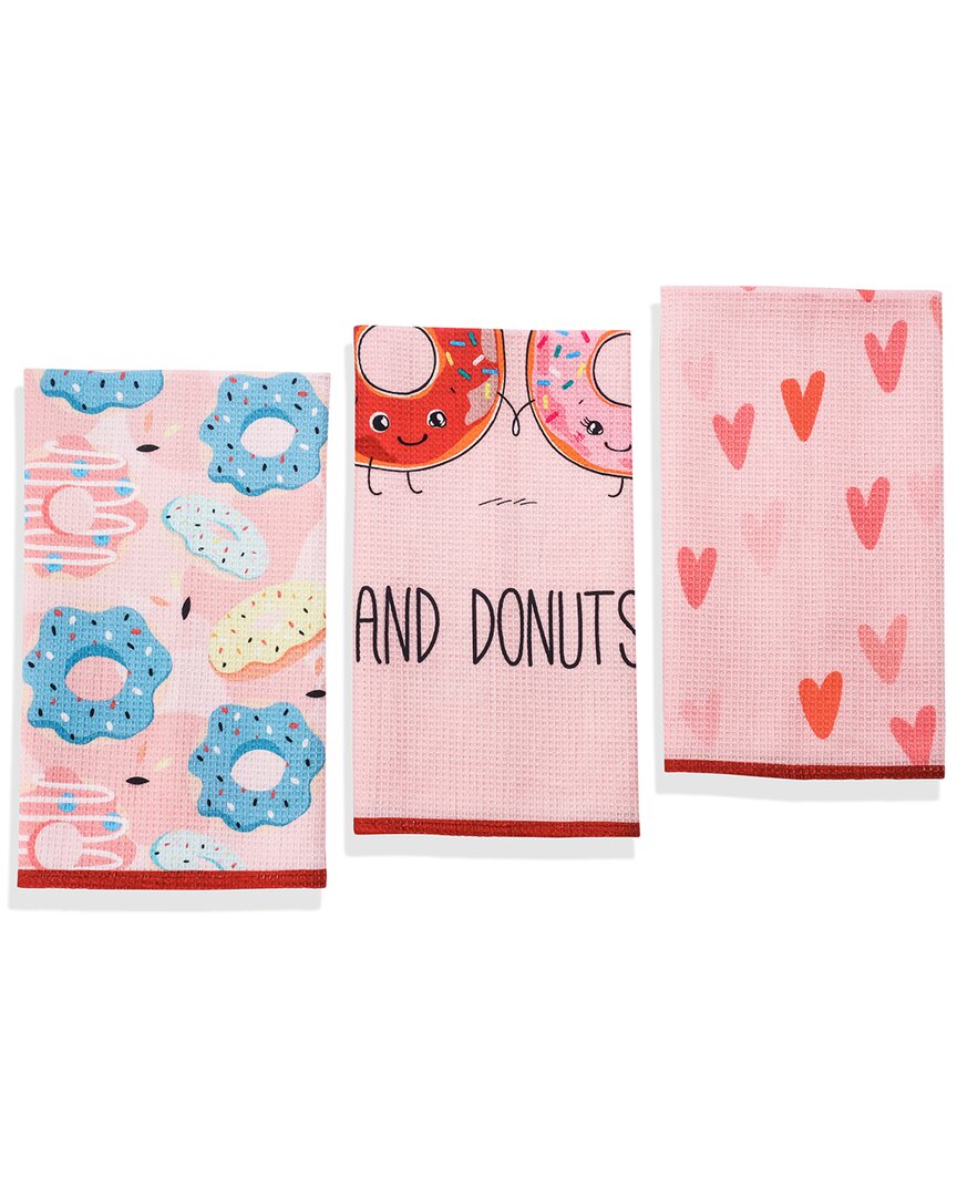Tiramisu Perfect Pair Donut Towel Set In Multi