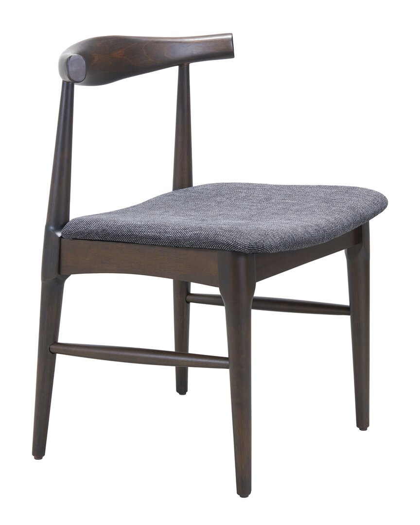 Zuo Modern Set Of 2 Tuzka Dining Chairs In Gray