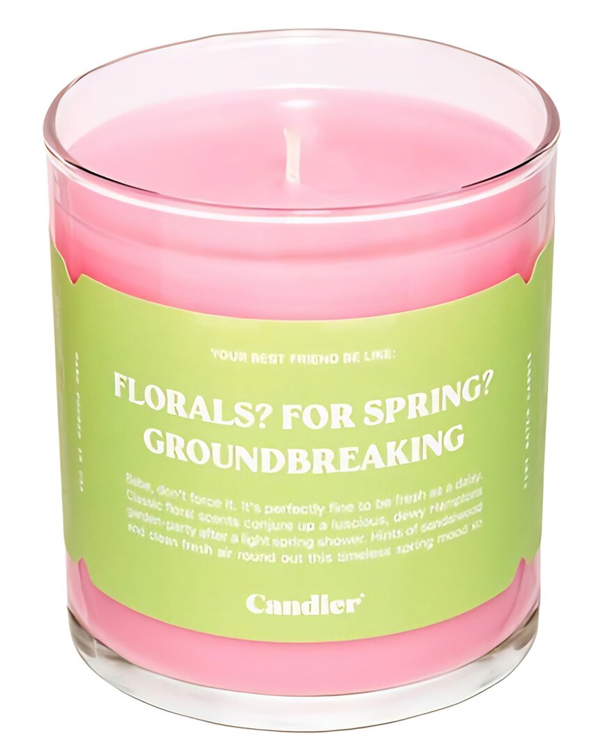 Ryan Porter Florals For Spring - Groundbreaking Candle In Pink