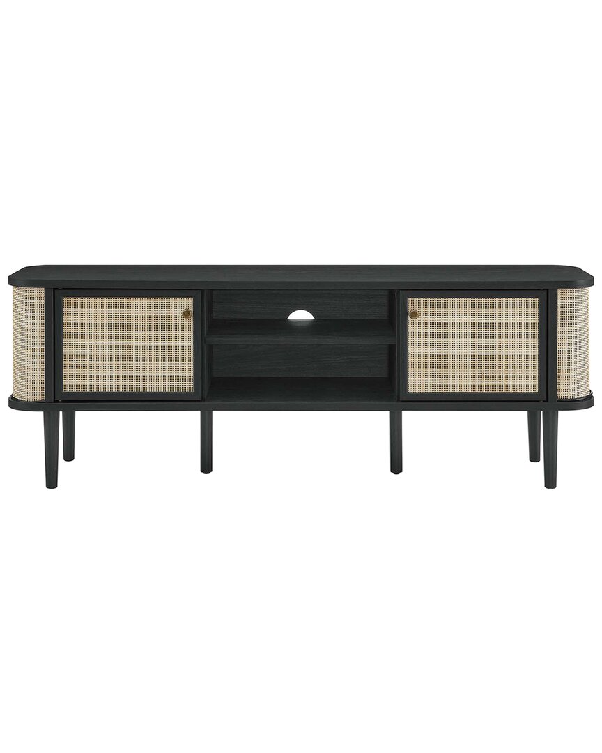 Modway Miramar 60'' Wood Tv Stand In Black
