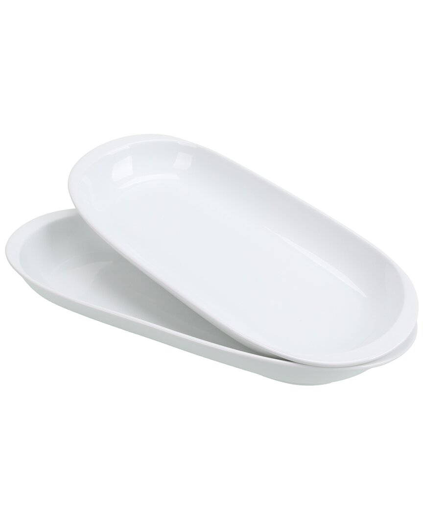 Bia Cordon Bleu Set Of 2 Ovalis Platters