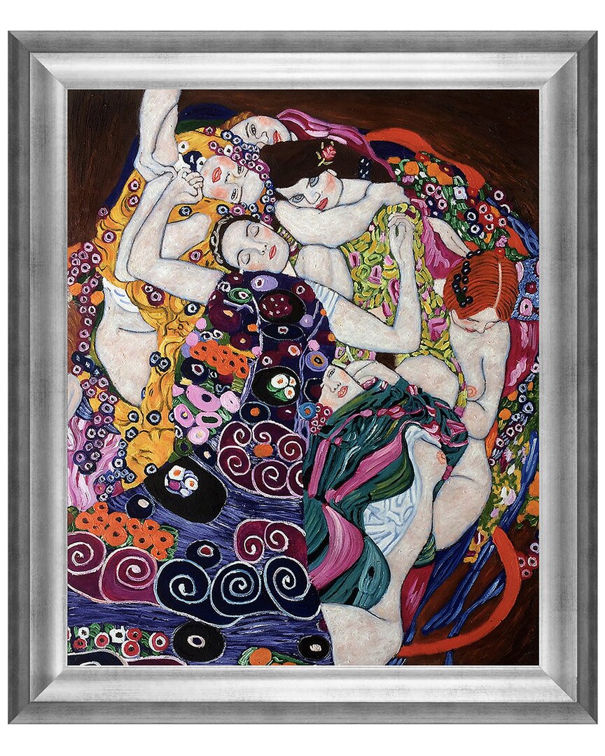 Overstock Art La Pastiche The Virgin Framed Wall Art By Gustav Klimt In Multicolor
