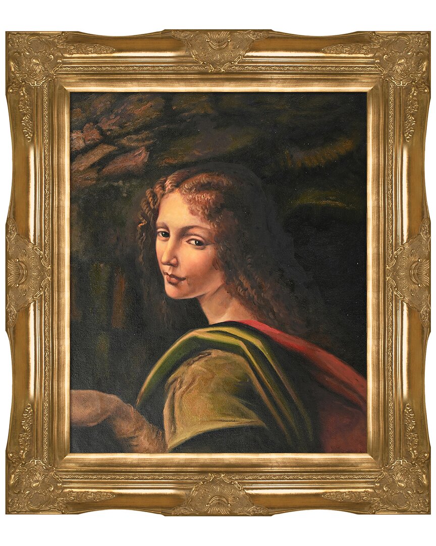 Overstock Art La Pastiche The Virgin Of The Rocks Framed Wall Art By Leonardo Da Vinci In Multicolor