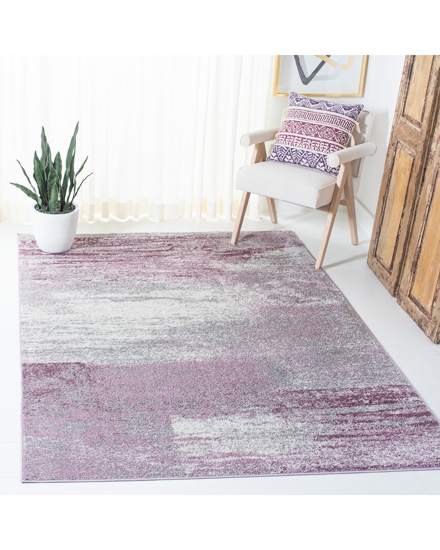 Safavieh Adirondack Foxbrush Power Loomed Rug Grey / Purple In Multi