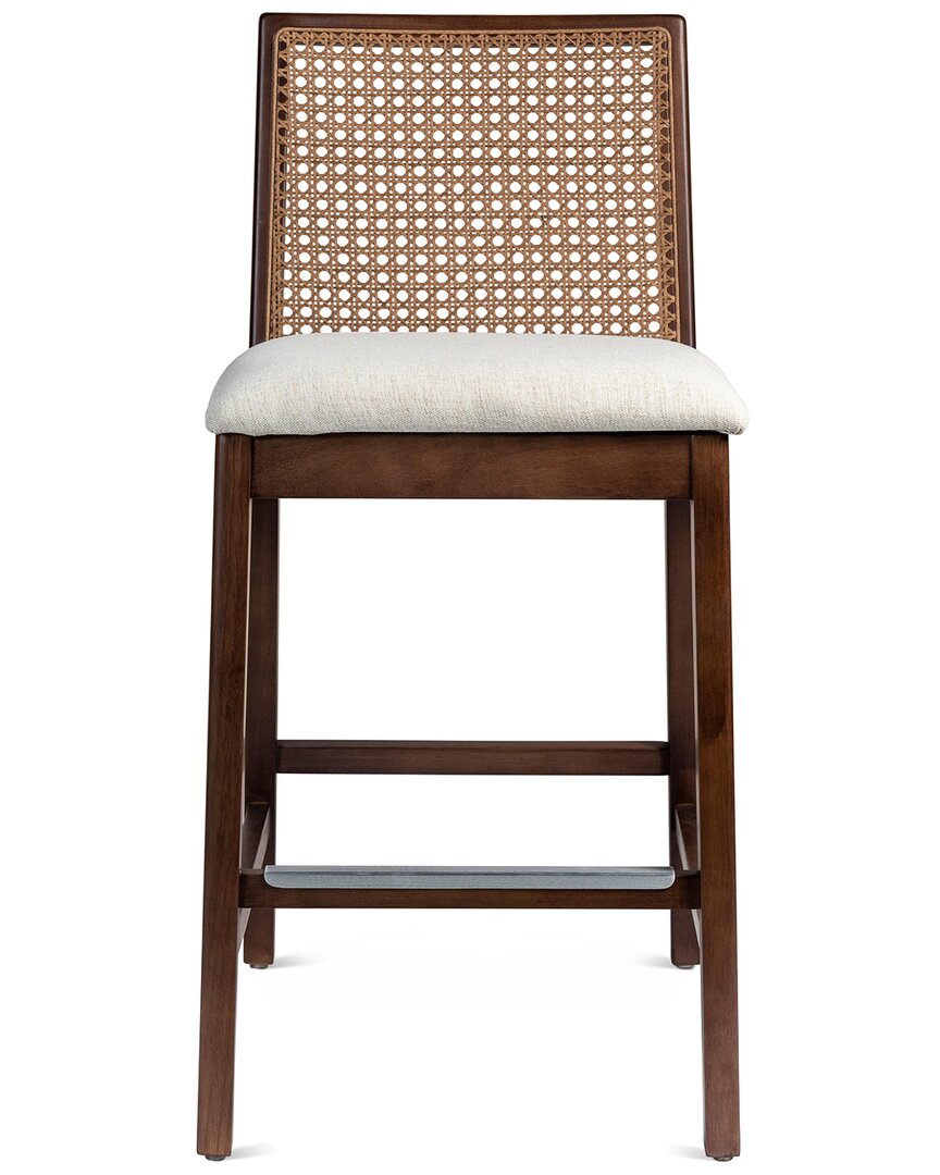 Urbia Modern Brazilian Nardia Cane Counter Stool