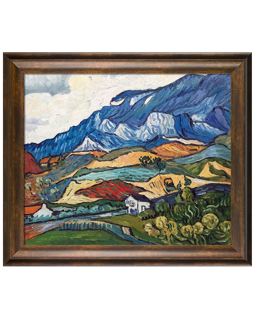 La Pastiche Les Alpilles Mountain Canvas Art Print In Multicolor