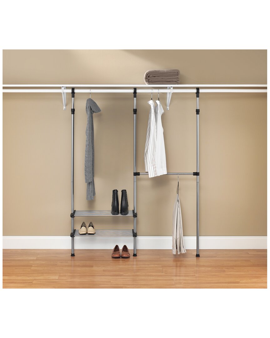 Whitmor Custom Closet Kit With Rods & Shelves
