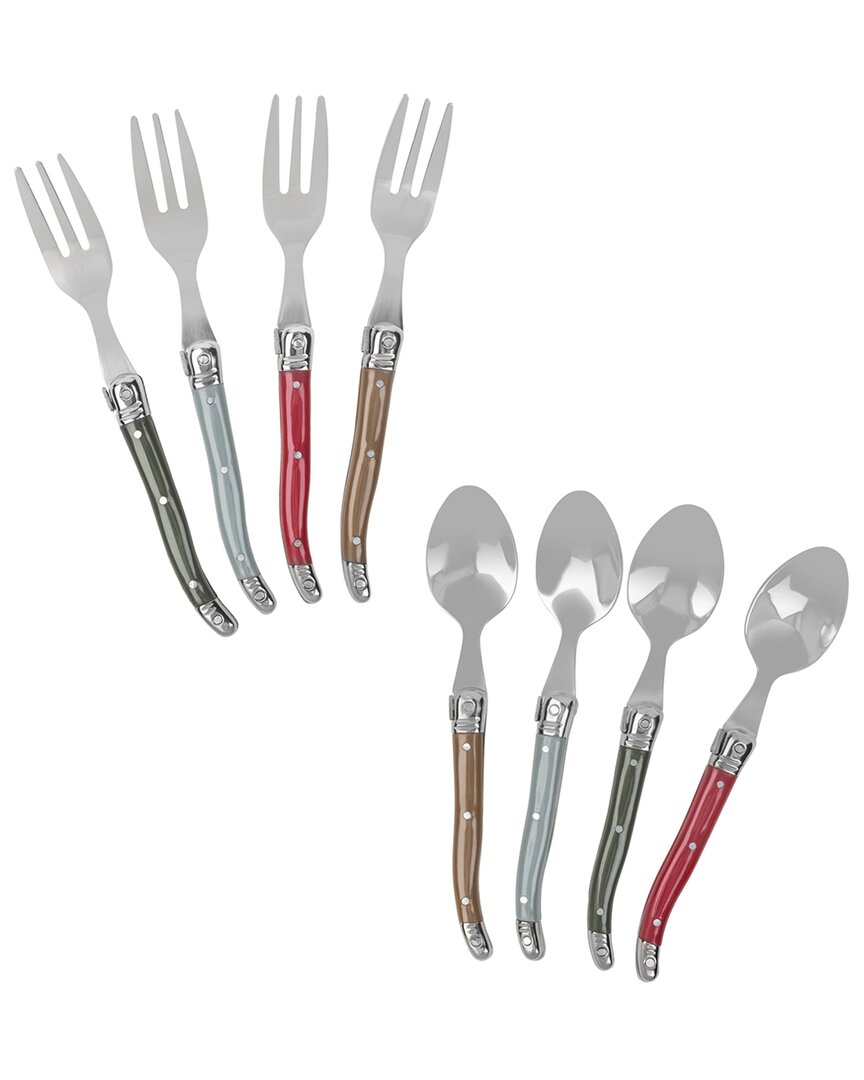 French Home 8-piece Laguiole Dessert Or Cocktail S In Multi