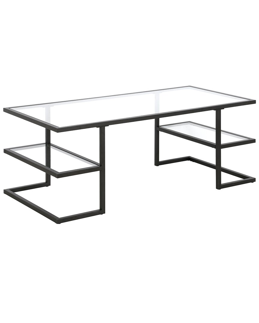 Abraham + Ivy Circe 47in Rectangular Coffee Table In Black