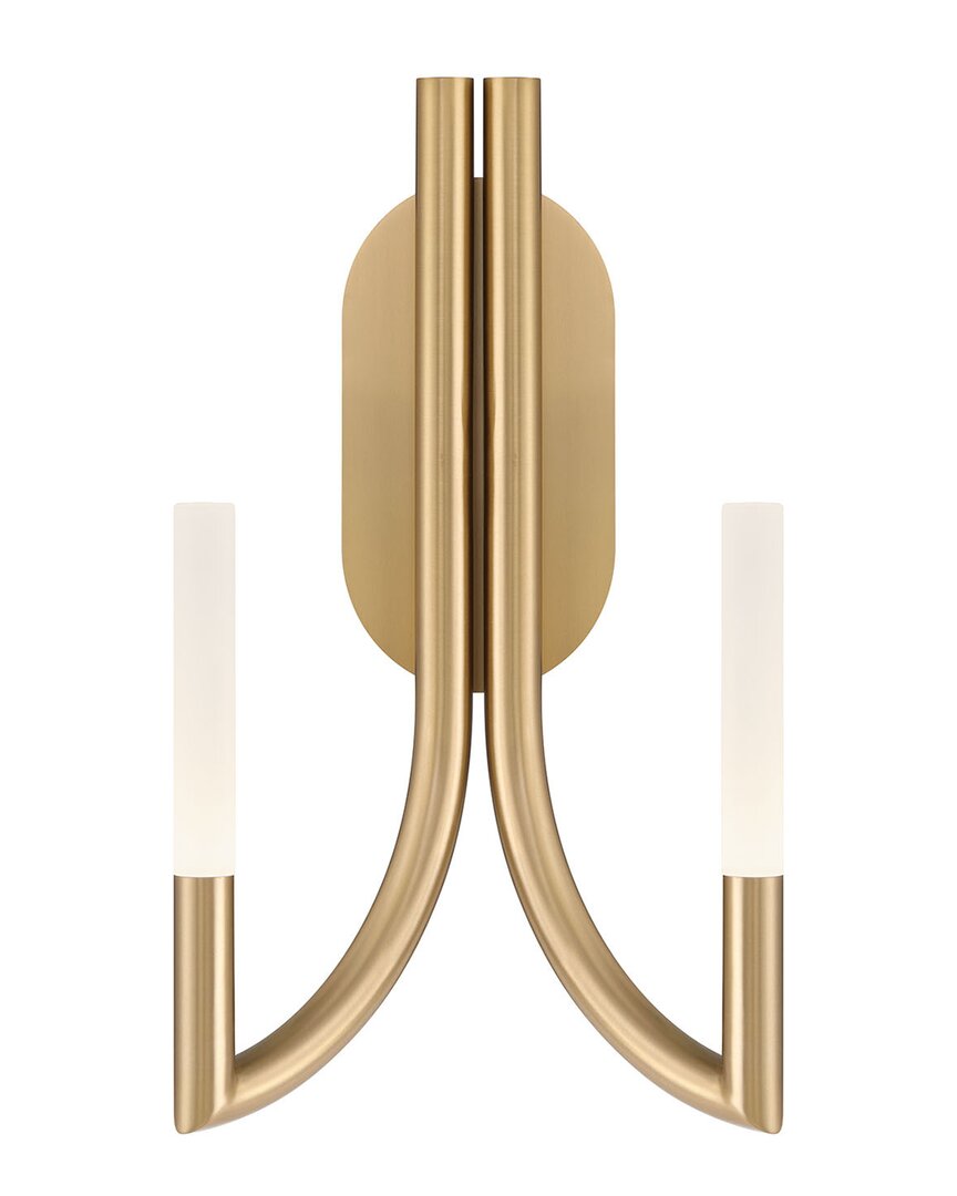 Eurofase Olette 2-light 17in Wall Sconce In Gold