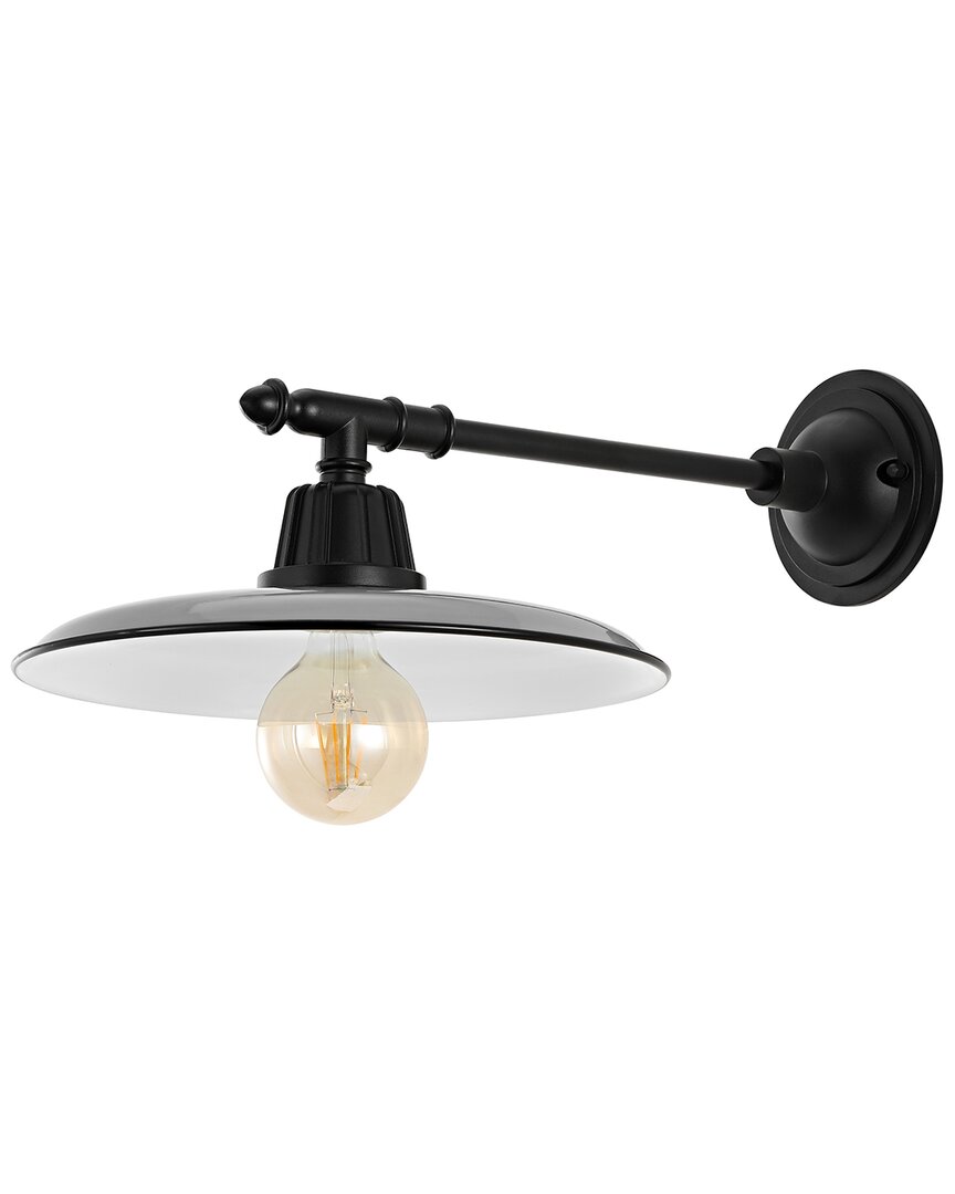 Jonathan Y Bonner Farmhouse Industrial Indoor/outdoor Sconce In Grey