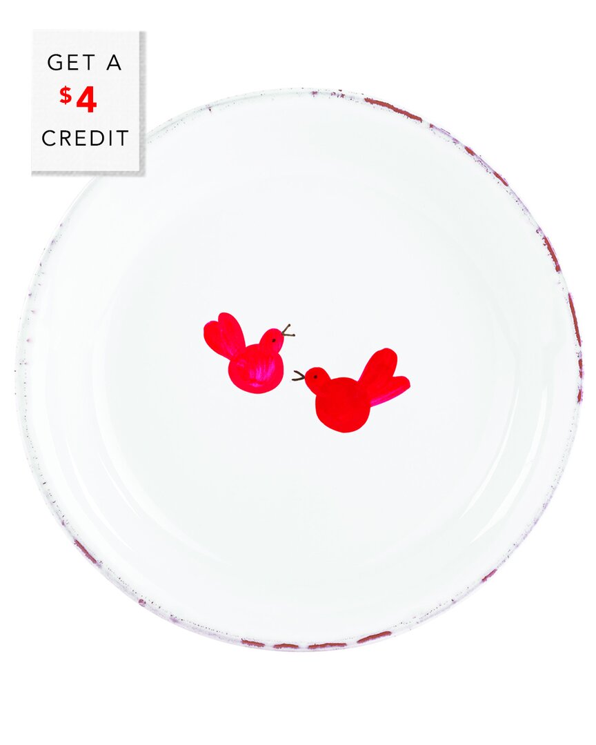 VIETRI VIETRI OLD ST. NICK TI PENSO PLATE WITH $4 CREDIT