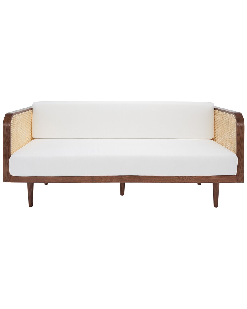 Safavieh Couture Helena French Cane Daybed In Brown