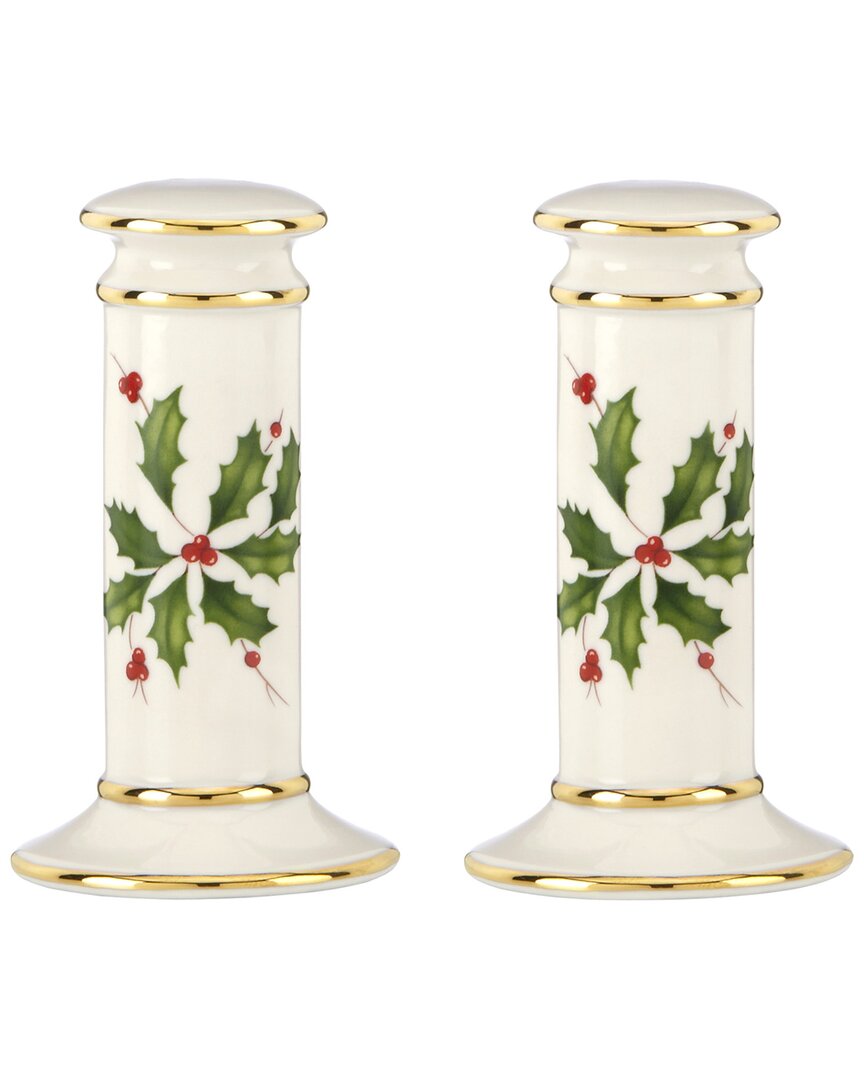 Lenox Holiday Archive Salt & Pepper Set In Multicolor