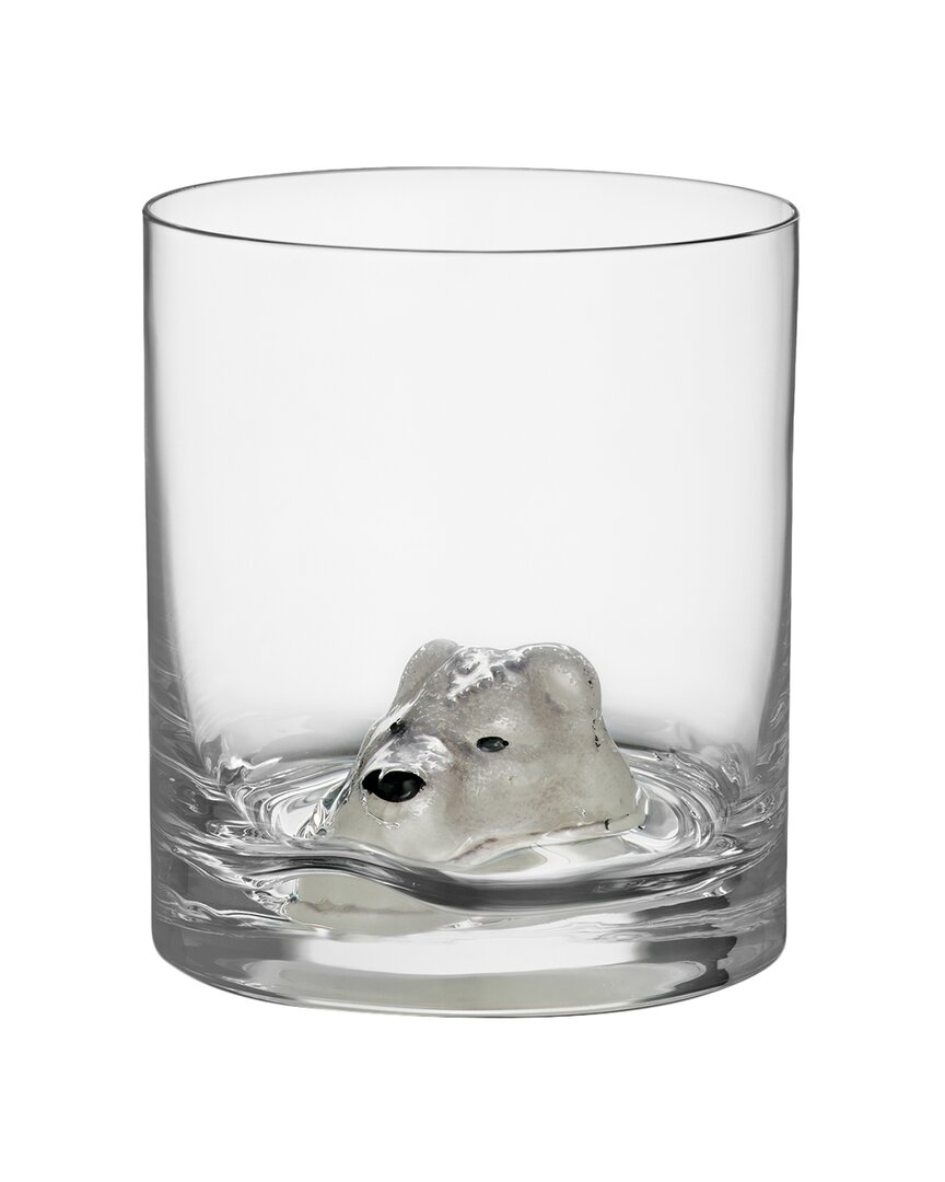 Kosta Boda New Friends Tumbler Arctic Fox