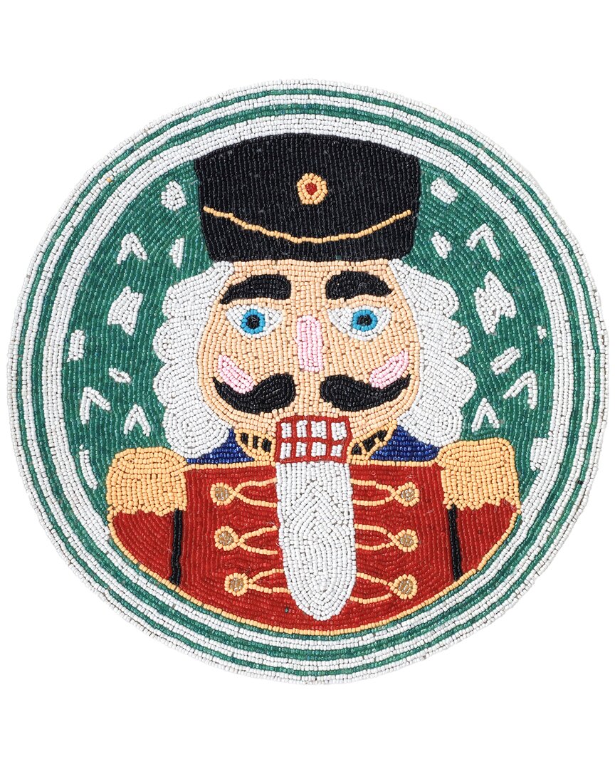 Tiramisu Nutcracker Holiday Placemat In Green