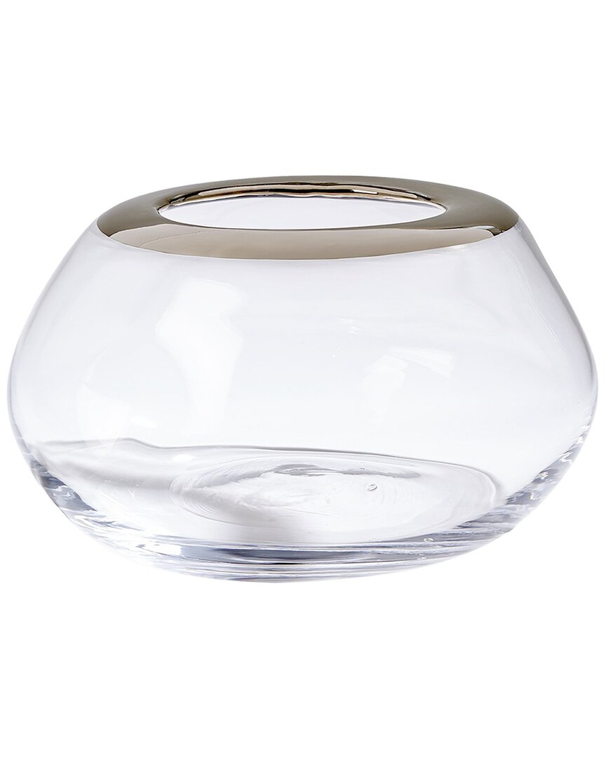 Global Views Organic Formed Vase In Clear