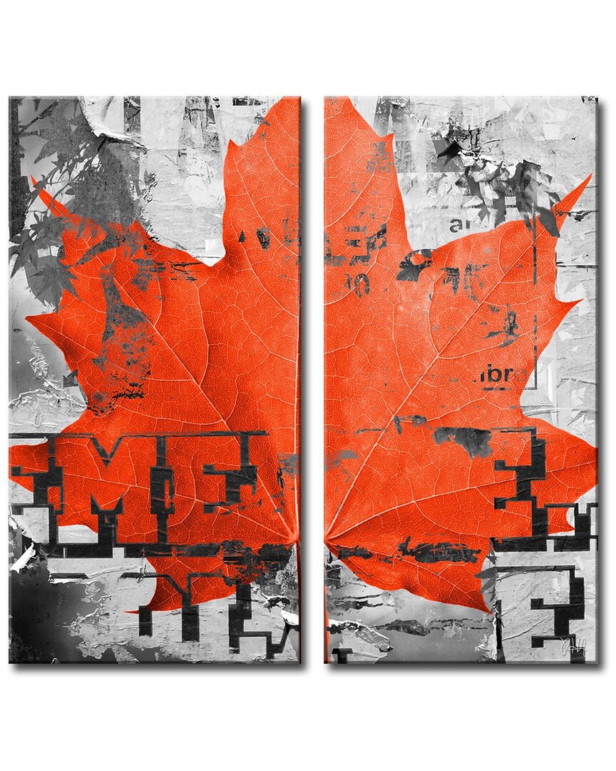 Ready2hangart Fall Ink Xxiii Wrapped Canvas Wall Art By Tristan Scott