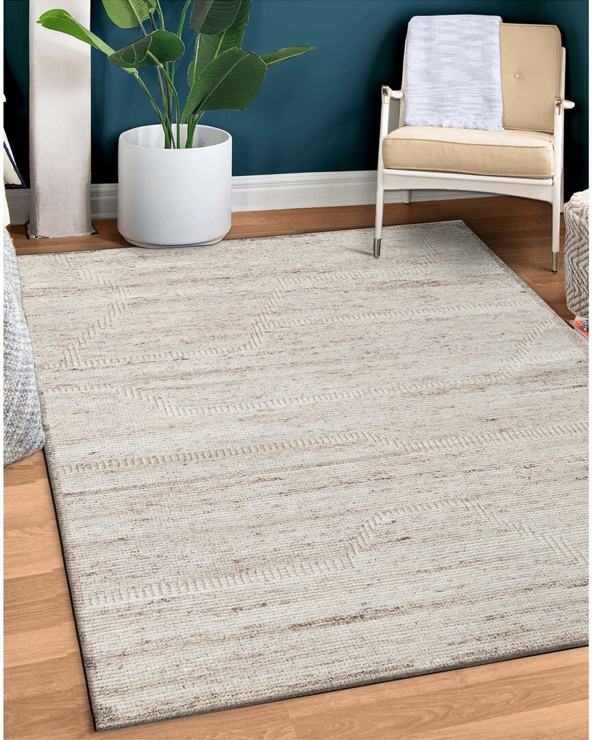 Obeetee Manali Wool Rug In Brown