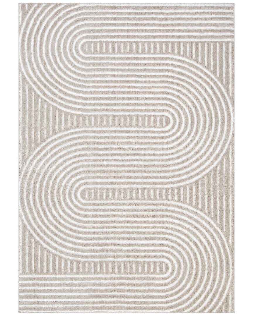 Obeetee Power Loomed Oslo Rug In Neutral