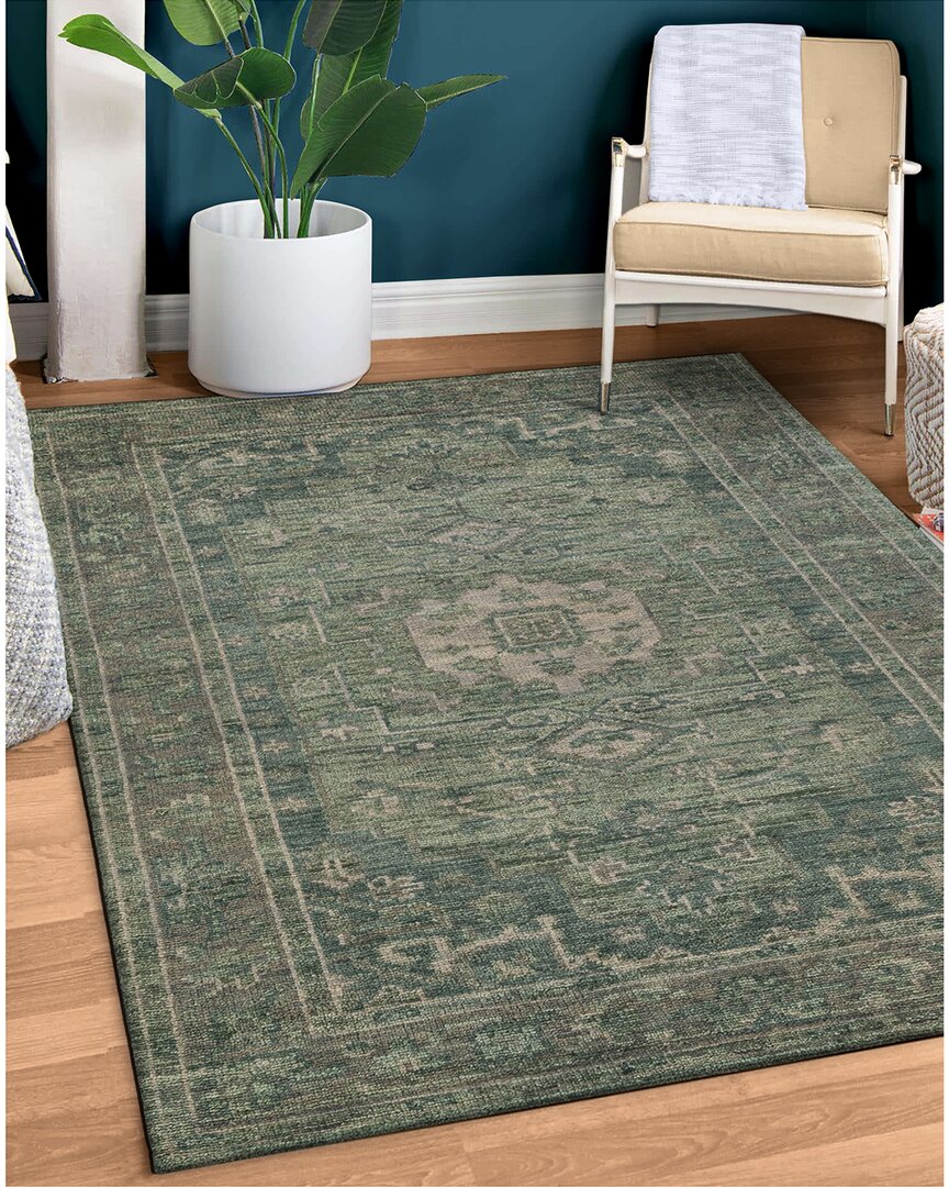 Obeetee Tuscany Wool Rug In Green