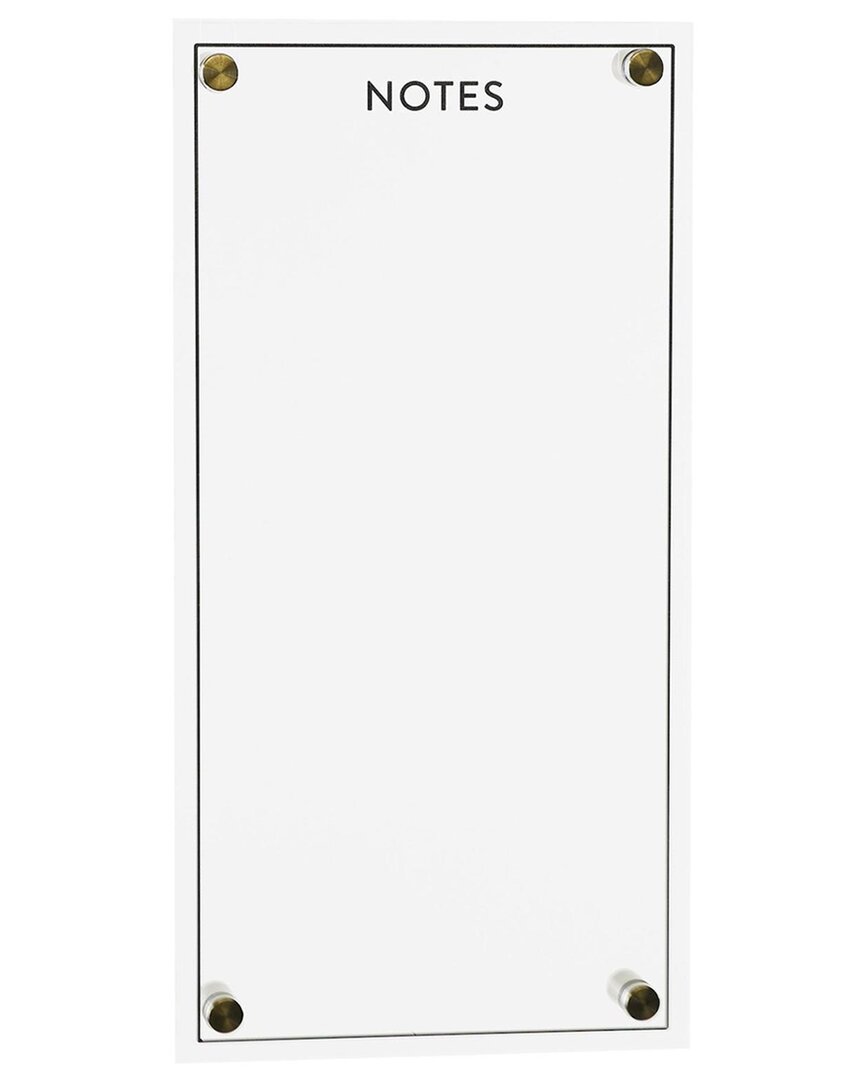 Melrose International Acrylic Dry Erase Notes Board In Multi