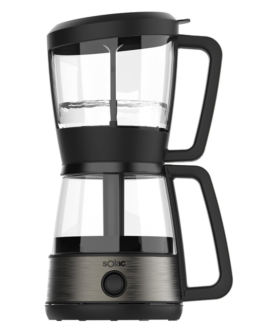 Solac Siphon Brewer 3-in-1 Vacuum Coffee Maker In Black