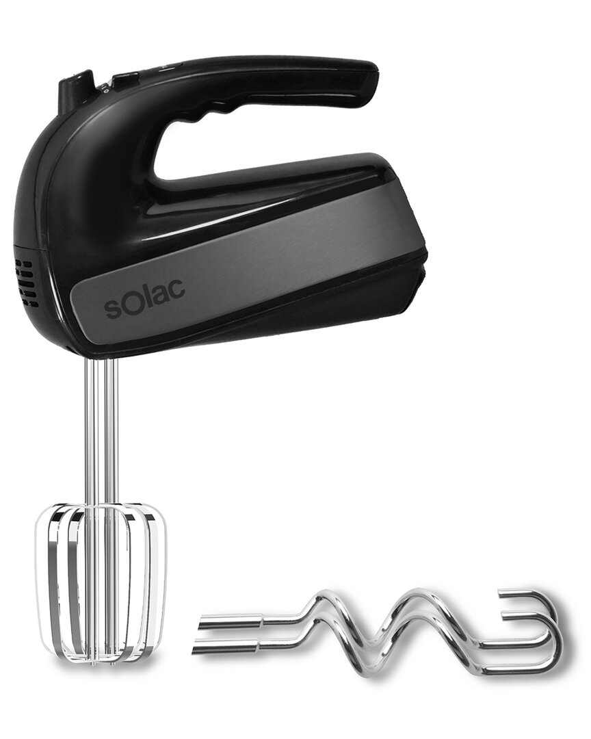 Solac 5-speed Hand Mixer With Beaters In Black