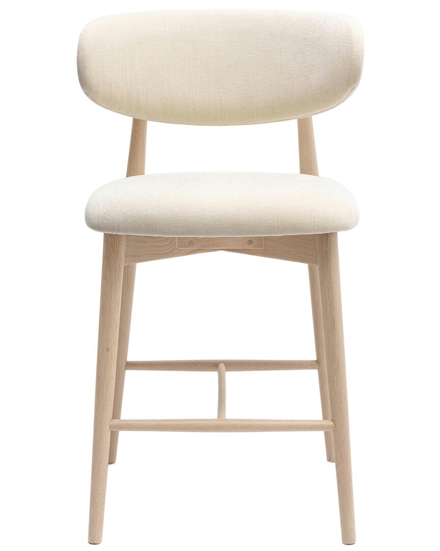 Tov Furniture Zinea Performance Textured Velvet Counter Stool