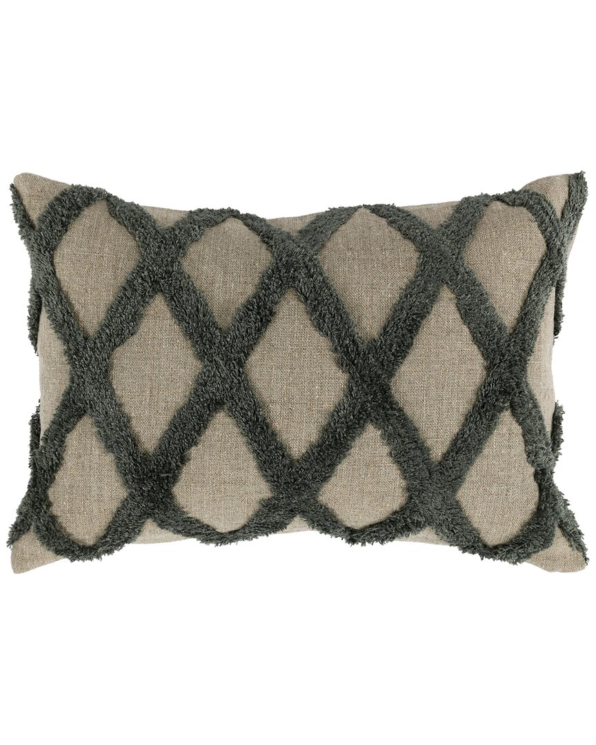 Kosas Home Evangeline Linen 14in X 20in Throw Pillow In Green