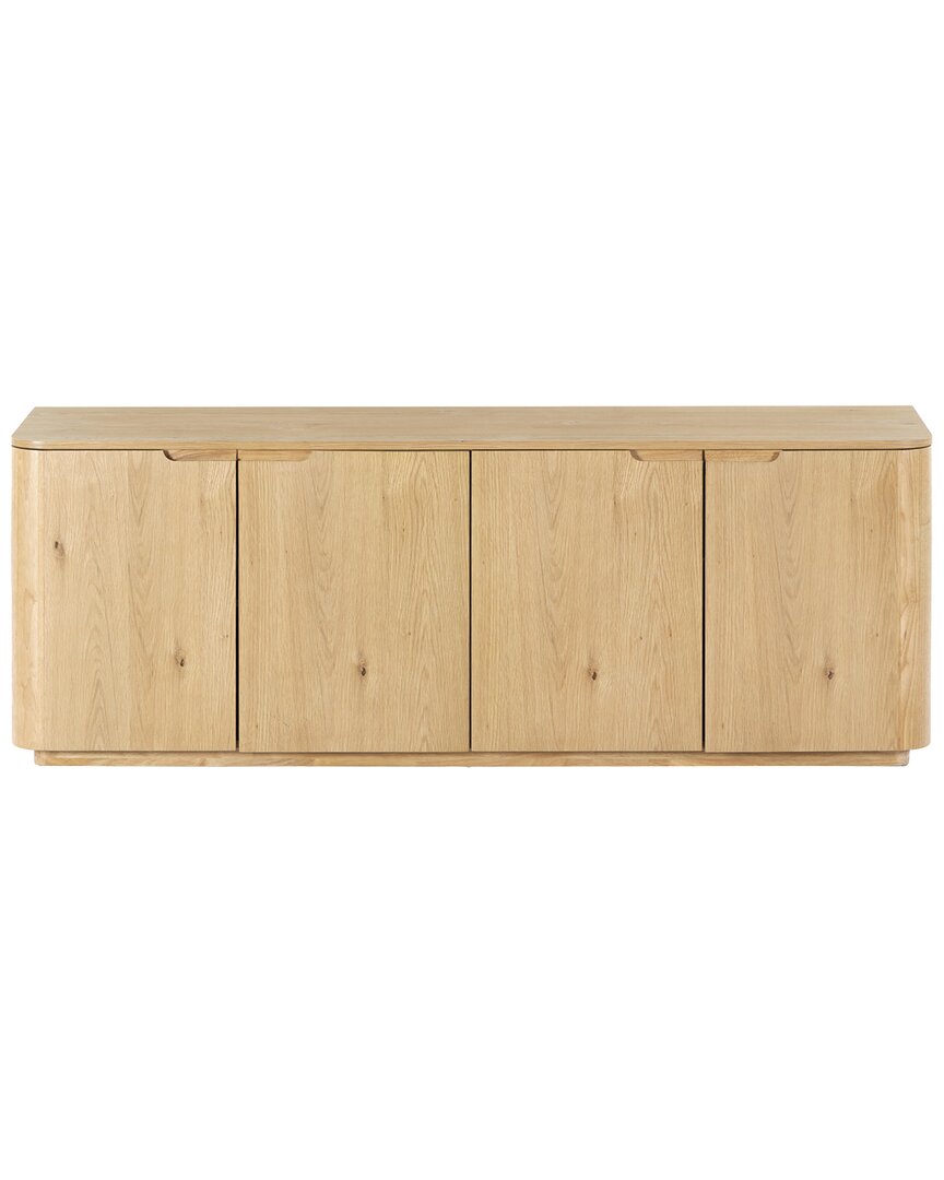 Safavieh Couture Liadonna 4 Door Wood Sideboard In Brown