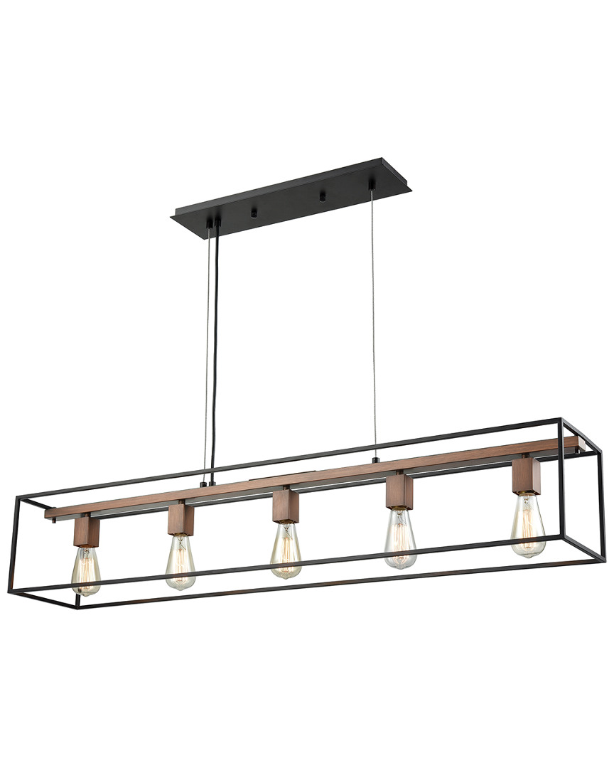Artistic Home & Lighting Rigby 5-light Chandelier In Brown