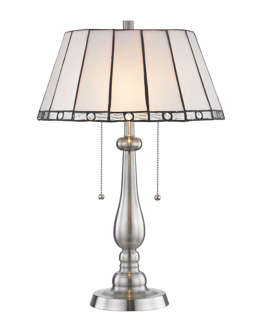 Dale Tiffany Adrianna Table Lamp In White