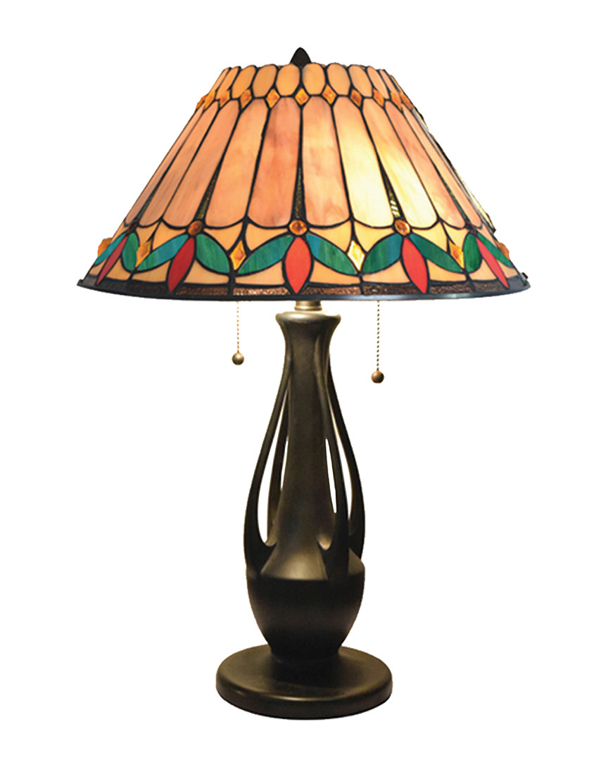 Dale Tiffany Jardin Table Lamp In Multi