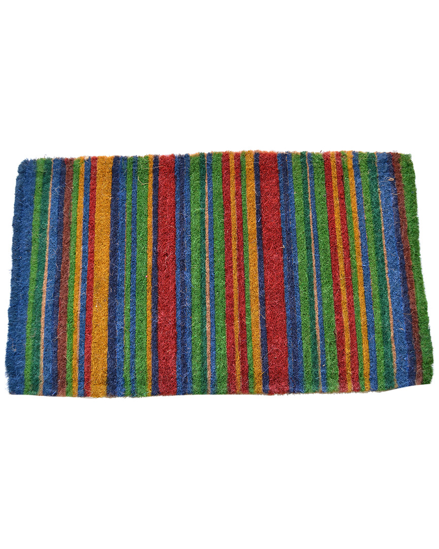 Imports Decor Multi Color Stripes Doormat