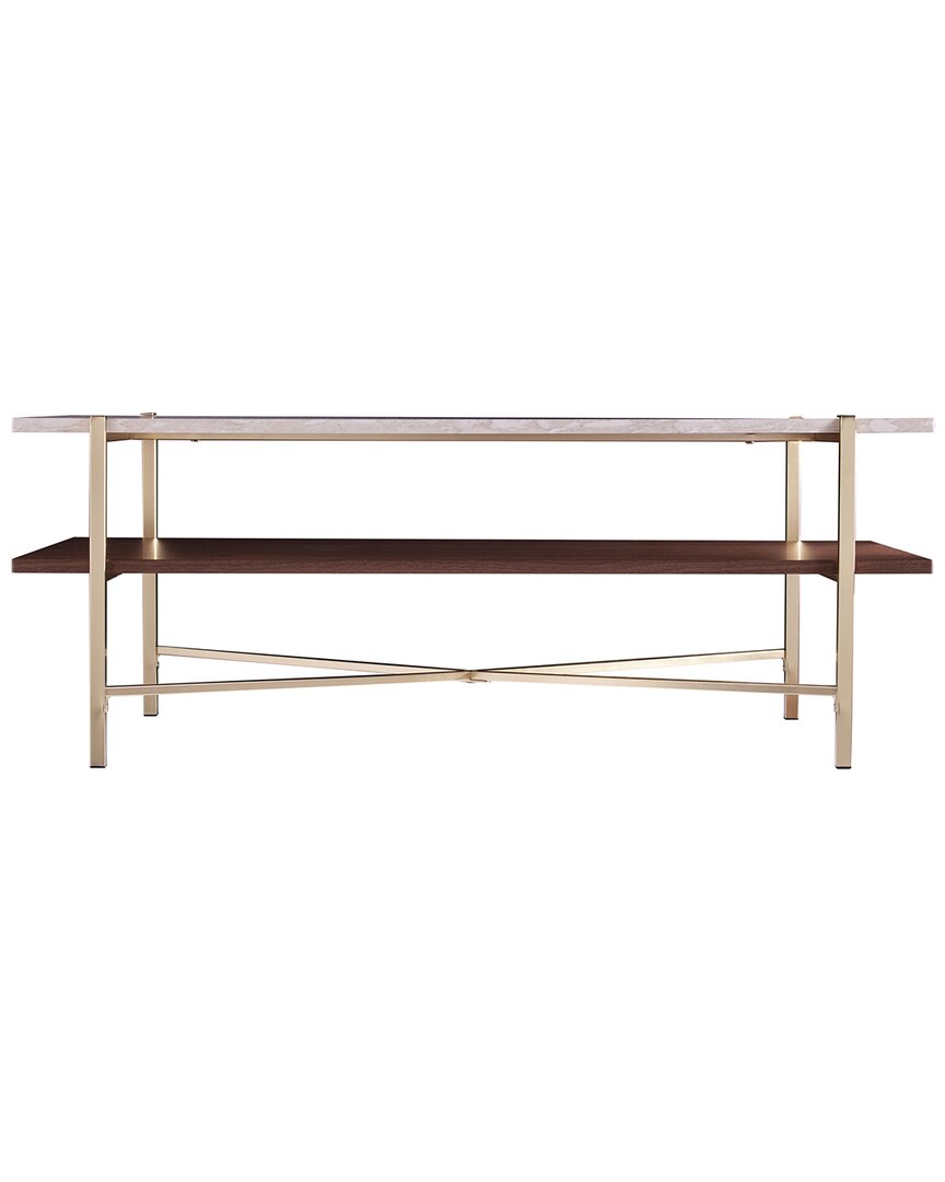 Sei Furniture Ardmillan Rectangular Cocktail Table With Storage In Brown