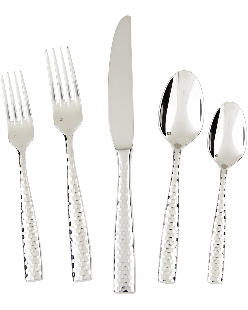 Fortessa Lucca Faceted 20pc Flatware Set