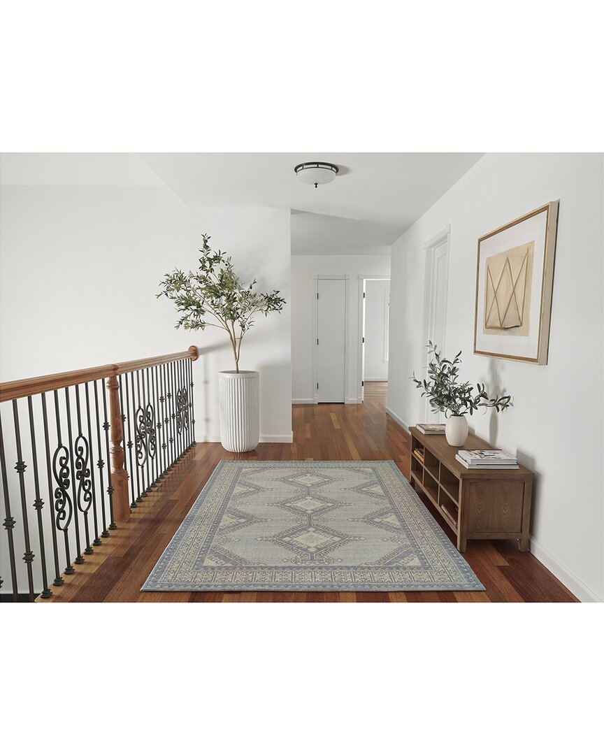 Momeni Anatolia Traditional Medallion Rug In Blue