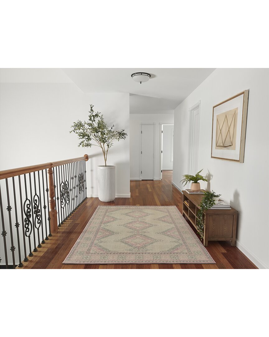 Momeni Anatolia Traditional Medallion Rug In Pink