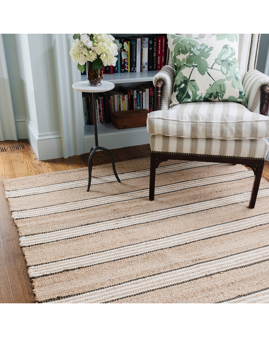Erin Gates Chestnut Hand Woven Contemporary Rug In Neutral