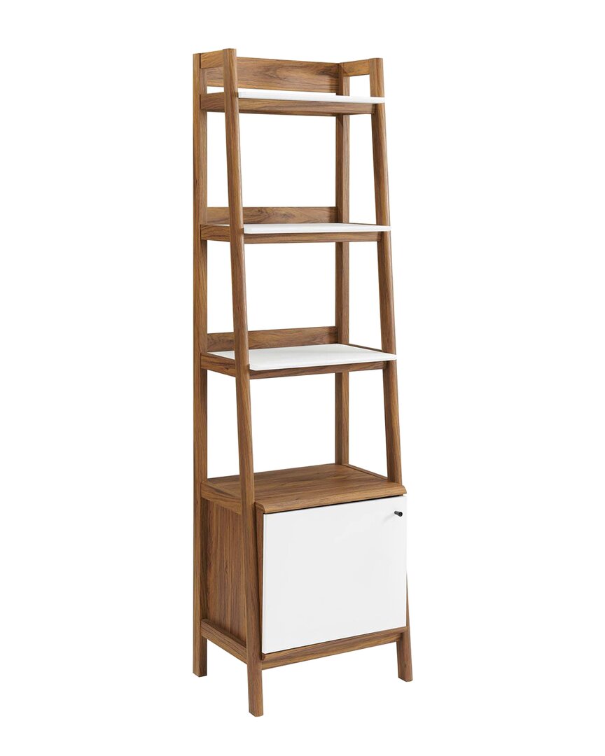 Modway Bixby 21in Bookshelf In White