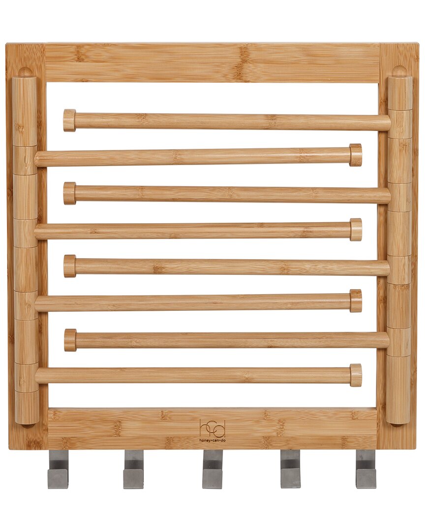 Honey-Can-Do Wall-Mounted Swivel Clothes Drying Rack 