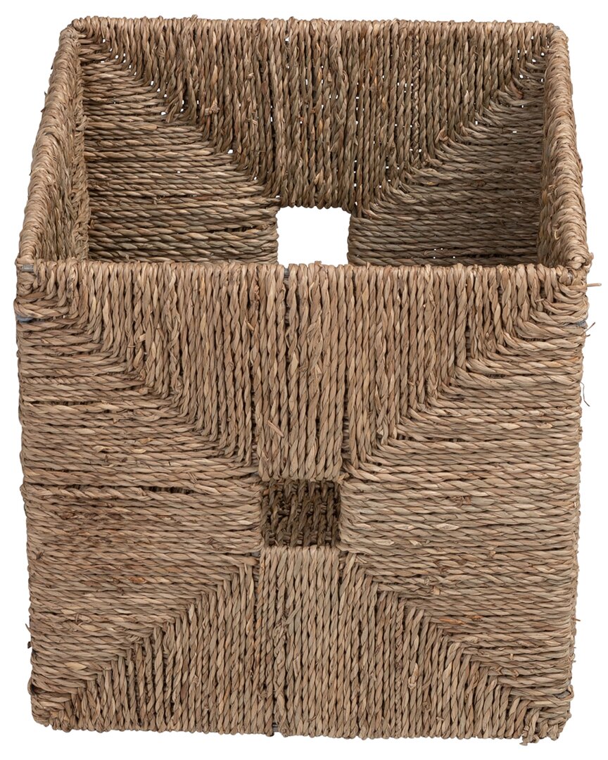Honey-can-do Woven Seagrass Basket In Natural