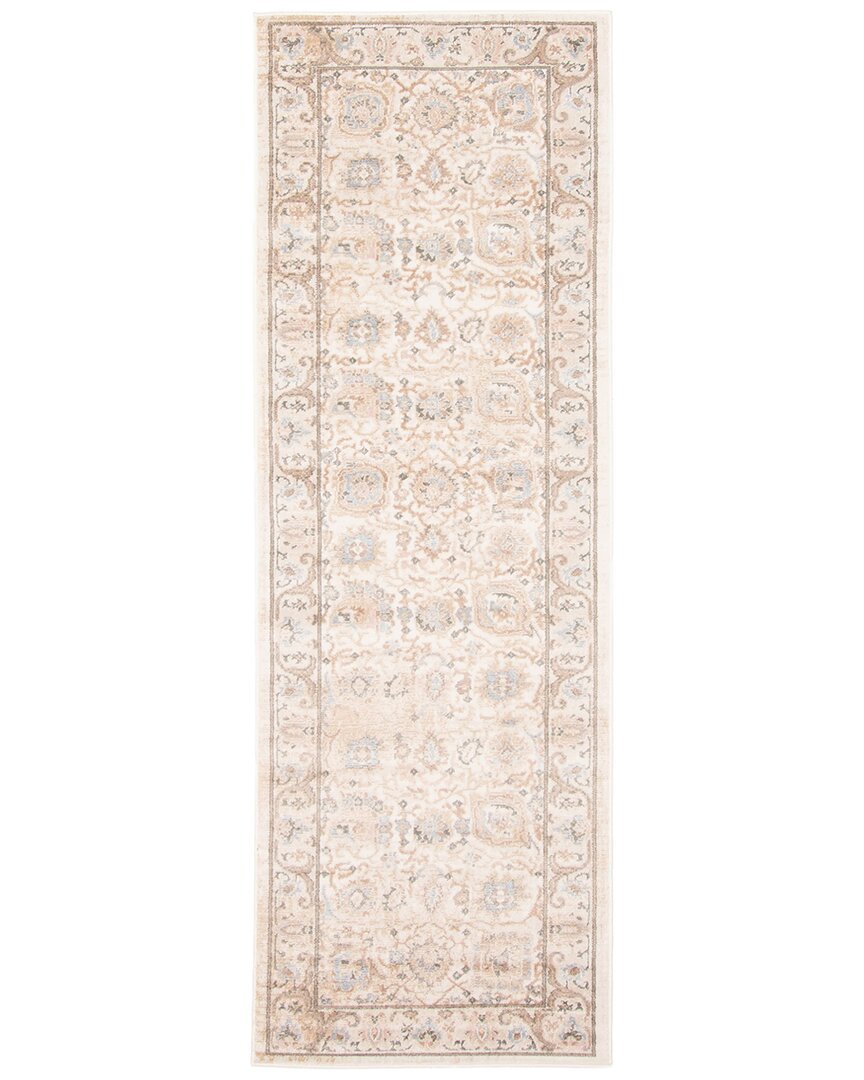 Ecarpet Tuscany Traditional Runner Rug In Neutral