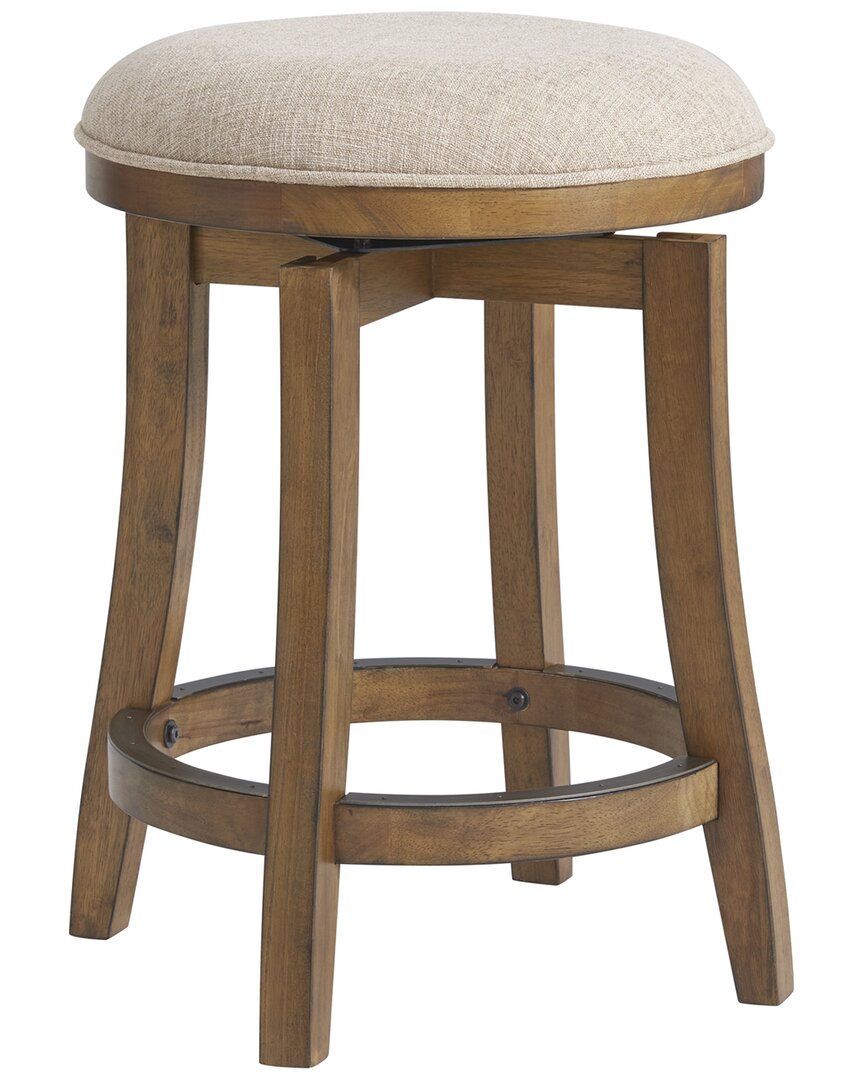 Shop Alaterre Napa Bar Height Stool In Brown