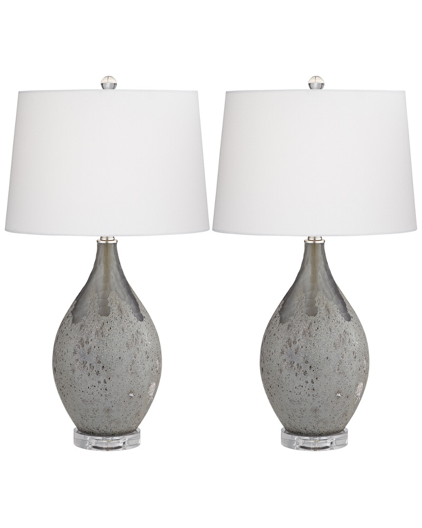 Pacific Coast Volcanic Shimmer Set Of 2 Table Lamp